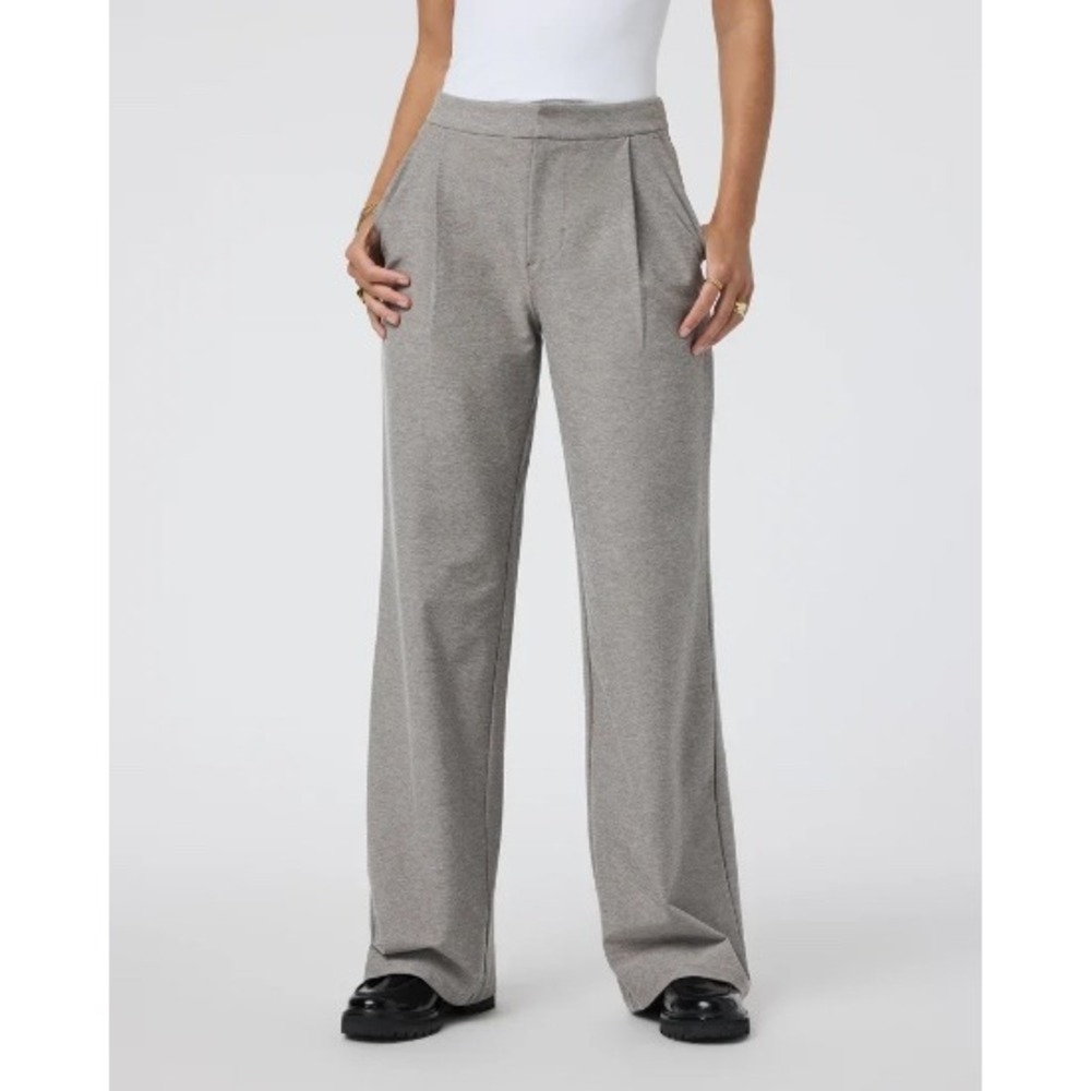 Vuori Elevation Trouser Pants Dreamknit Pleated In Cobblestone Heather Size L